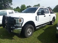 2019 Ford F250 4WD Pickup, s/n 1FT7WB64KED67760: Crew Cab, Auto, Headache R