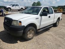 2007 Ford F150 4WD Pickup, s/n 1FTRX14WX7FA82124: 4.6L Gas Eng., Auto, PW&D