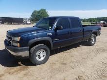 2006 Chevy Silverado 2500HD Pickup, s/n 1GCHK23U86F230186: Crew Cab, 6.0L G