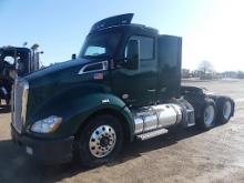 2019 Kenworth T680 Truck Tractor, s/n 1XKYDP9X1KJ251840: T/A, Day Cab, Pacc