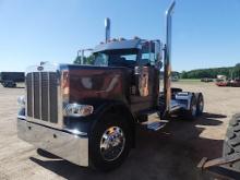 2011 Peterbilt 389 Truck Tractor, s/n 1XPXDB0XXBD120619: T/A, Day Cab, Cat