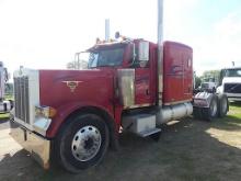 2007 Peterbilt 379 Truck Tractor, s/n 1XP5DB9X17D664427: T/A, Flat Top Slee