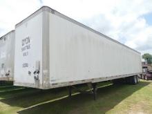 2007 Vanguard 53' Van Trailer, s/n 5V8VA53227M707260: T/A, Rear Barn Doors