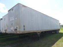 1996 Great Dane 53' Van Trailer, s/n 1GRAA0623TB179112: T/A, Rear Barn Door