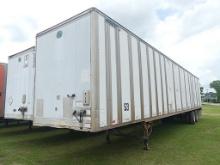 1999 Pines/Great Dane 53' Van Trailer, s/n 1PNR532B7XH215922: T/A, Rear Bar