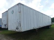 1993 Great Dane 53' Van Trailer, s/n 1GRAA0623PB026560: T/A, Rear Barn Door