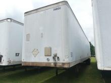 1998 Lufkin 53' Van Trailer, s/n 1L01A5327W1130003: T/A, Rear Barn Doors