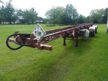 1995 PFM Rentals 48' Roll Off Trailer, s/n 1P9RS4822S1186075: T/A