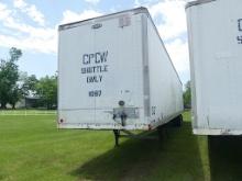 2007 Strick 53' Van Trailer, s/n 1S12E953X7E513992: T/A, Rear Barn Dorns