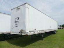 2005 Strick 53' Van Trailer, s/n 1S12E95355E504680: T/A, Rear Barn Doors