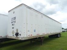 2005 Great Dane 53' Van Trailer, s/n 1GRAA06245G335339: T/A, Rear Barn Door