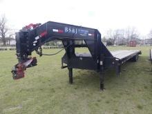 2022 Load Trail 40' Gooseneck Trailer, s/n 4ZEGP4024N1278724: T/A, Dovetail