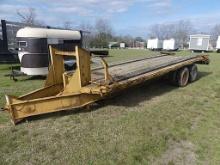 Tag Trailer (No Title - Bill of Sale Only): 20' Deck, 4' Dovetail, Ramps, T