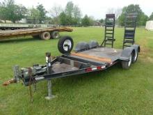 Trailer (No Title - Bill of Sale Only): T/A, 2" Ball, Ramps, Adjustable Hit
