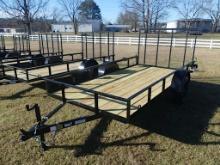 2025 Triple R 6x12 Utility Trailer, s/n 59N1U1211SB024356: S/A, Bumper-pull