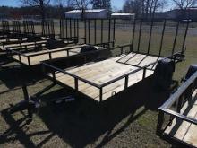 2025 Triple R 6x12 Utility Trailer, s/n 59N1U1214SB024366: S/A, Bumper-pull
