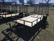 2025 Triple R 6x12 Utility Trailer, s/n 59N1U1215SB024361: S/A, Bumper-pull