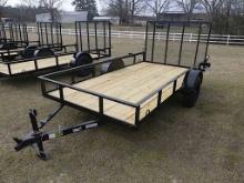 2025 Triple R 6x12 Utility Trailer, s/n 59N1U1219SB024363: S/A, Bumper-pull