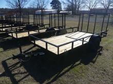 2025 Triple R 6x12 Utility Trailer, s/n 59N1U1217SB024362: S/A, Bumper-pull
