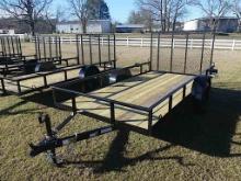 2025 Triple R 6x12 Utility Trailer, s/n 59N1U1216SB024367: S/A, Bumper-pull