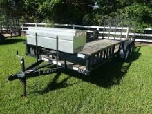 2015 Big Tex 50LA 18' Trailer, s/n 16VNX1829F3008073: T/A, Bumper-pull, Rem