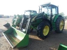 2005 John Deere 7420 MFWD Tractor, s/n RW7420R049556: C/A, Stohl FZ40 Loade