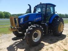 New Holland TS6.110 MFWD Tractor, s/n HLNT02767: C/A, Heat, 8-sp. Shuttle S