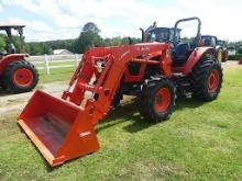 2021 Kubota M5-111HD MFWD Tractor, s/n KBUM4EDRCM8A64472: Rollbar, LA1854 L
