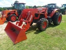 2018 Kubota M5-111HD MFWD Tractor, s/n 56935: Rollbar, LA1854 Loader w/ Bkt