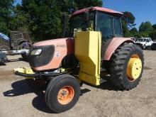 Kubota M108S Tractor, s/n 30017: C/A, Hyd. Remote, Diamond Side Boom Mower,