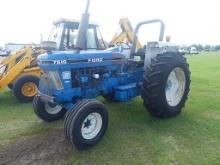 Ford 7610 Tractor, s/n C771302: Rollbar, 2wd