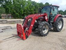 CaseIH Farmall 95C MFWD Tractor, s/n ZEJX51378: C/A, L630 Loader w/ Hay Spe