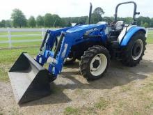 2020 New Holland Workmaster 75 MFWD Tractor, s/n ALAX01446: Rollboard, NH 5