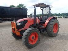 Kubota M8560D MFWD Tractor, s/n 53321: Rollbar Canopy, PTO, 4580 hrs