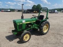 John Deere 750 Tractor, s/n CH0750S023821: 2wd, Rollbar, 3PH, PTO, Meter Sh