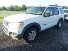 2007 Ford Explorer, s/n 1FMEU63E87UA47490: 4-door, 4.0L Gas Eng., Auto, Tra