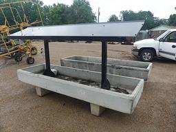 Covered Concrete Feed Trough