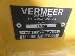 2019 Vermeer TD-190 Hay Fluffer, s/n 1VRB111WXKK006068