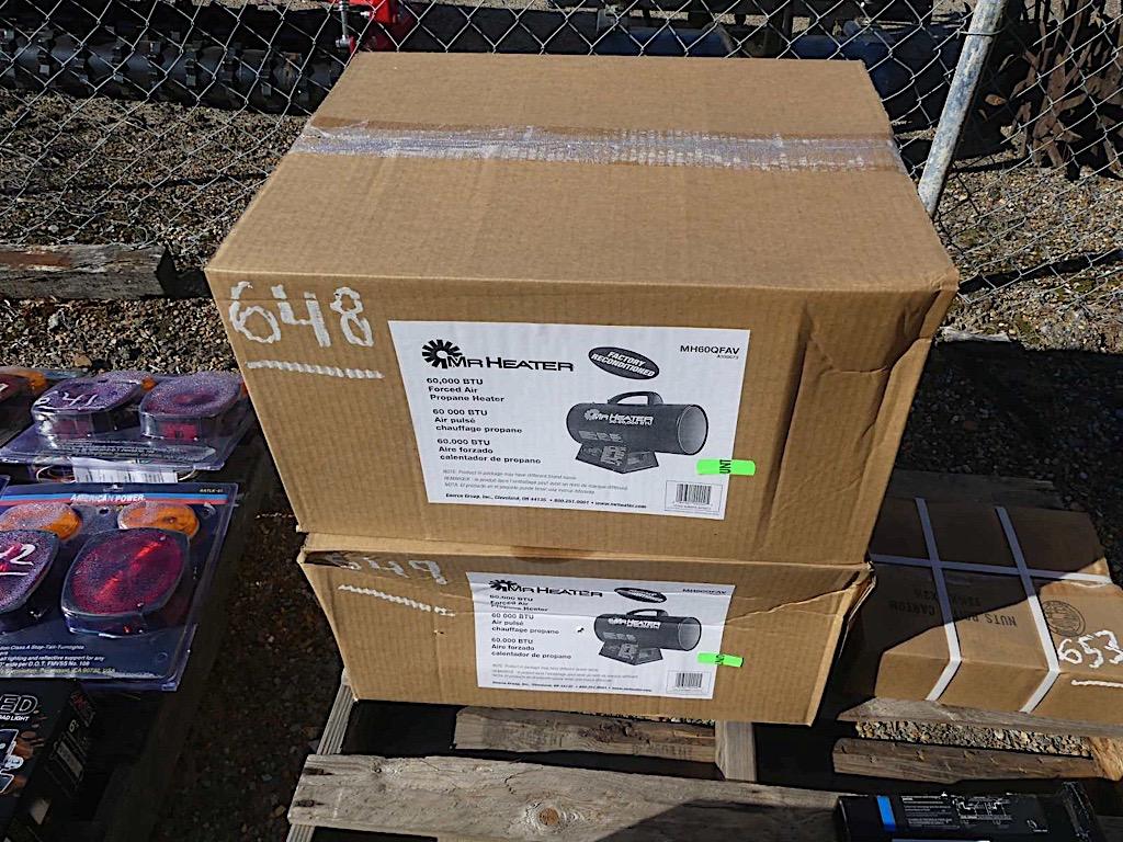 60000 BTU Forced Air Propane Heater