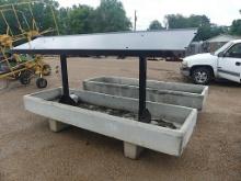 Covered Concrete Feed Trough