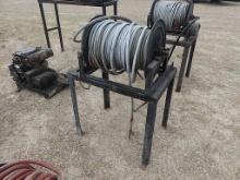 Metal Rack w/ Hose & Reel