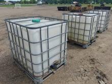 (3) 275-gallon Totes