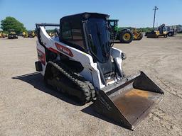 2021 Bobcat T66 Skid Steer, s/n B4SB15751: C/A, GP Bkt., Rubber Tracks, 713