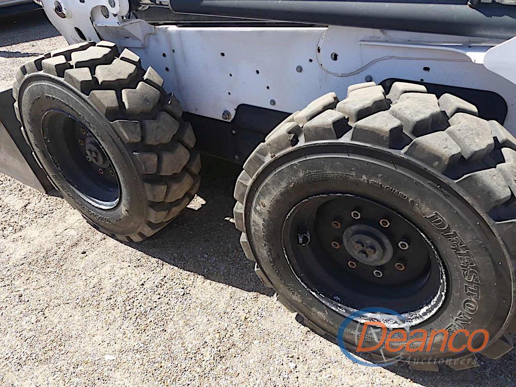 2019 Bobcat S630 Skid Steer, s/n AHGL14479: Canopy, High Flow, Rubber-tired