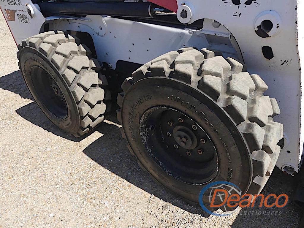 2019 Bobcat S630 Skid Steer, s/n AHGL14479: Canopy, High Flow, Rubber-tired