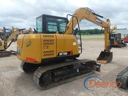 2022 Sany SY75C-PRO Midi Excavator, s/n UCC39208: C/A, 700 hrs