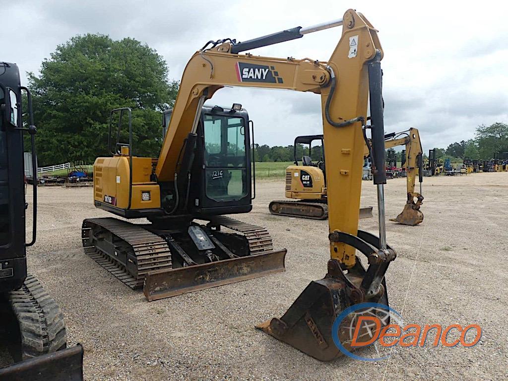 2022 Sany SY75C-PRO Midi Excavator, s/n UCC39208: C/A, 700 hrs
