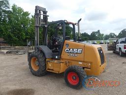 Case 586H Rough-terrain Forklift, s/n HTGC738165: Canopy, Diesel, 48" Forks