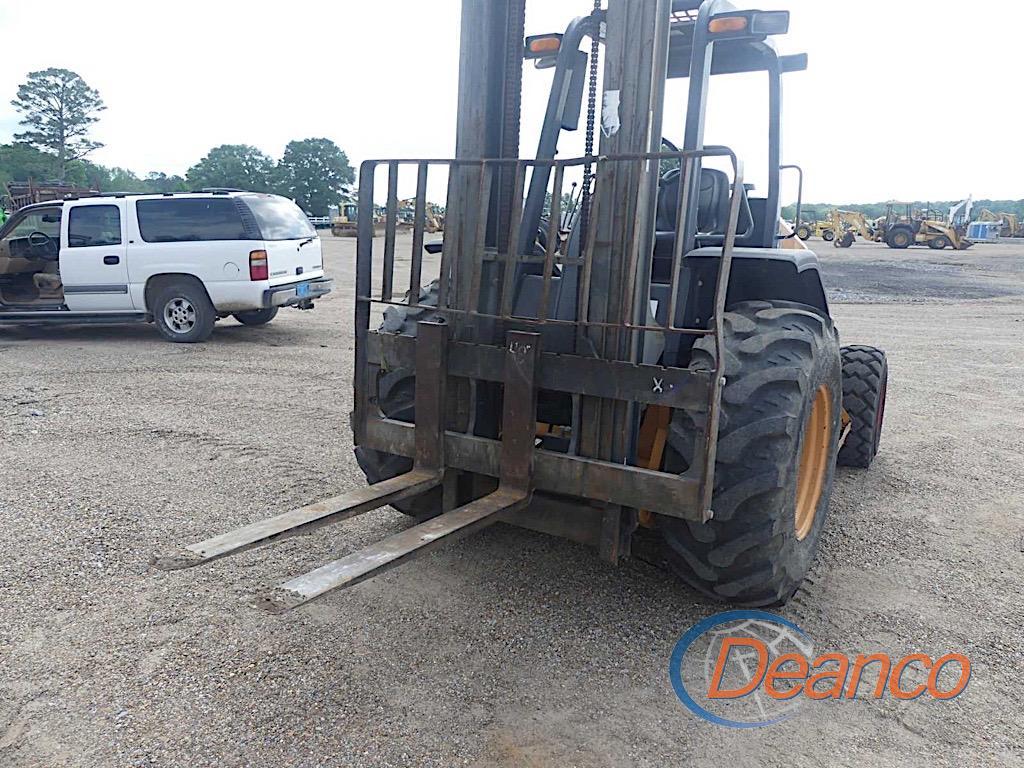 Case 586H Rough-terrain Forklift, s/n HTGC738165: Canopy, Diesel, 48" Forks