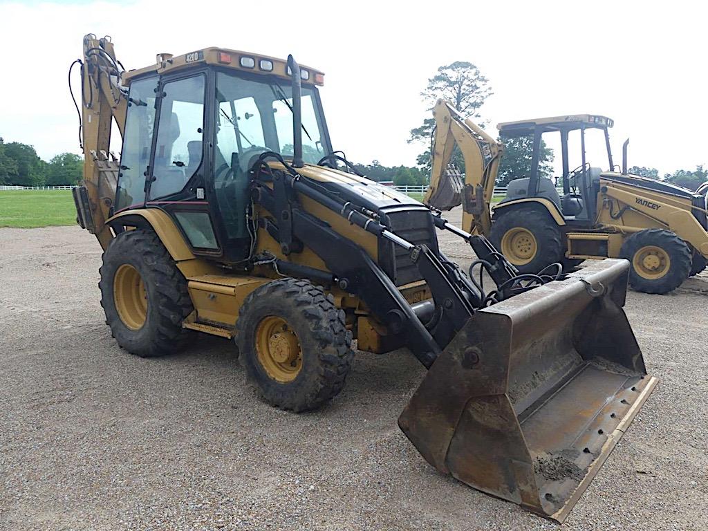 2004 Cat 420D-IT 4WD Extendahoe, s/n BLN10864: Encl. Cab, Hyd. Quick Couple